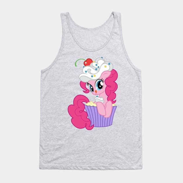 Pinkie Pie in a cupcake Tank Top by CloudyGlow